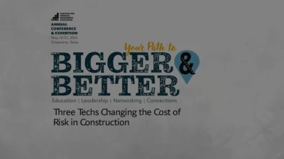 Thumbnail for Three Techs Changing the Cost of Risk in Construction