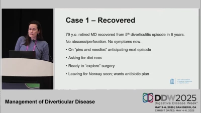 Thumbnail for Management of Diverticular Disease