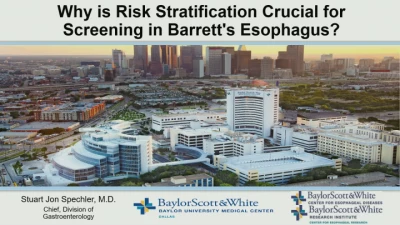 Thumbnail for Charles S. Lieber Lecture: New Frontiers in Risk Stratification to Improve Outcomes in Esophageal Cancer