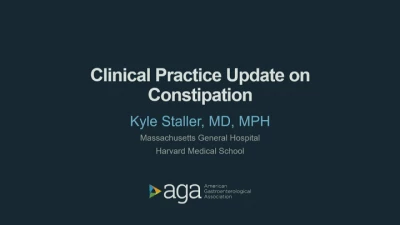 Thumbnail for Clinical Practice Update on Constipation $$$