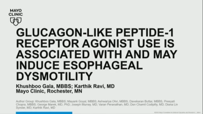 Thumbnail for Oropharyngeal and Esophageal Motility Disorders