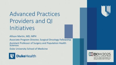 Thumbnail for APP Committee Symposium: Quality APPs = Quality Improvement