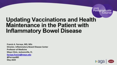 Thumbnail for UPDATING VACCINATIONS AND HEALTH MAINTENANCE IN THE IMMUNOCOMPROMISED PATIENT