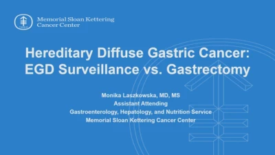 Thumbnail for From Family Trees to What the Endoscope Sees: Navigating Inherited GI Cancers