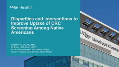 Thumbnail for Interventions to Reduce Disparities and Improve GI Care Among Native Americans and Other Minorities