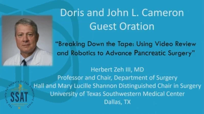 Thumbnail for Doris & John L. Cameron Guest Oration