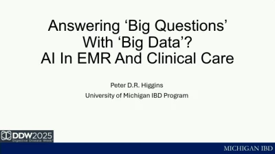 Thumbnail for Dr. Ellen Scherl — Jill Roberts Lecture: Artificial Intelligence in IBD
