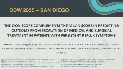 Thumbnail for Esophageal, Gastric & Duodenal Disorders (EGD) Section Distinguished Abstract Plenary