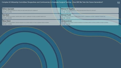 Thumbnail for Complex GI Fellowship Committee: Perspectives and Controversies in Graduate Surgical Training - How Will We Train the Future Generation?