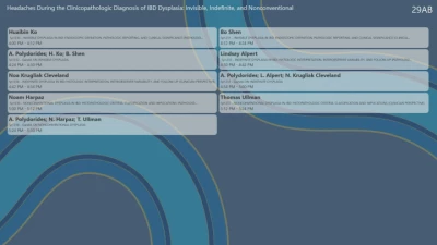 Thumbnail for Headaches During the Clinicopathologic Diagnosis of IBD Dysplasia: Invisible, Indefinite, and Nonconventional