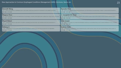 Thumbnail for New Approaches to Common Esophageal Conditions Management: GERD, Strictures, Stents, etc.