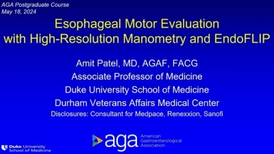 Thumbnail for A Primer of Manometry and EndoFLIP $$$
