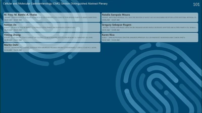 Thumbnail for Cellular & Molecular Gastroenterology (CMG) Section Distinguished Abstract Plenary