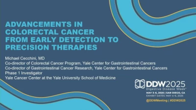 Thumbnail for AGA-KSG Joint Symposium — A Deep Dive into GI Oncology: Addressing Challenges in Early Detection, Microbiome, and Therapeutic Innovation