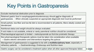 Thumbnail for AGA Gastroparesis: Have We Made Any Progress? (L107)