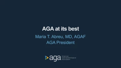 Thumbnail for AGA Presidential Plenary: AGA at its Best and the Best of AGA