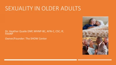 Thumbnail for Sexual Health in the Aging Population