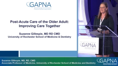 Thumbnail for Post-Acute Care of the Older Adult