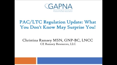 Thumbnail for PAC/LTC Regulation Update: What You Don't Know May Surprise You!