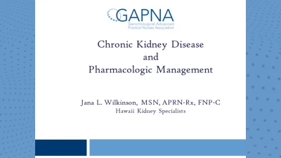 Thumbnail for Chronic Kidney Disease and Pharmacologic Management
