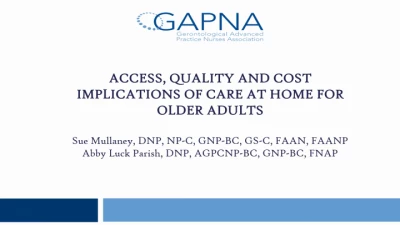 Thumbnail for Access, Quality, and Cost Implications of Care at Home for Older Adults