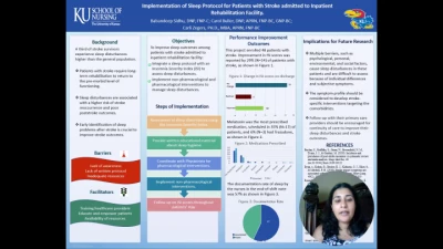 Thumbnail for Implementation of Sleep Protocol for Patients with Stroke Admitted to Inpatient Rehabilitation Facility