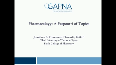 Thumbnail for Pharmacology Update: A Potpourri of Topics