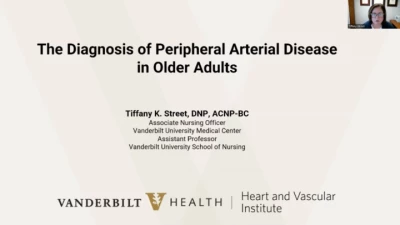 Thumbnail for Diagnosis of Peripheral Arterial Disease in the Older Adult