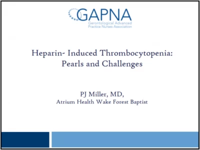 Thumbnail for Heparin-Induced Thrombocytopenia