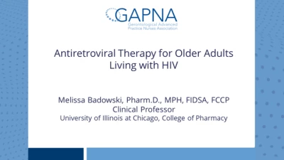 Thumbnail for Antiretroviral Therapy for Older Adults Living with HIV