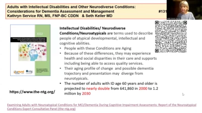 Thumbnail for Adults with Intellectual Disabilities and Other Neurodiverse Conditions: Considerations for Dementia Assessment and Management