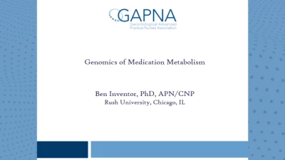 Thumbnail for Genomics of Medication Metabolism