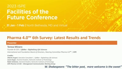 Thumbnail for Pharma 4.0 6th Survey - Latest Results and Trends