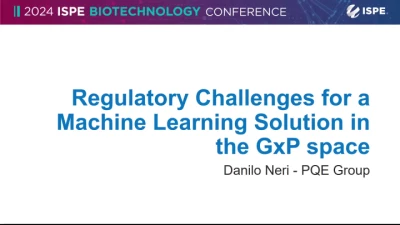 Thumbnail for Regulatory Challenges for a Machine Learning Solution