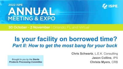 Thumbnail for Investing in Legacy Facilities: How to get the most bang for your buck 
