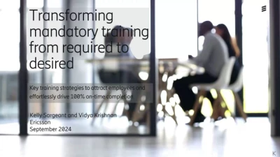 Thumbnail for P06 Key Training Strategies to Attract Employees and Effortlessly Drive 100% Completion