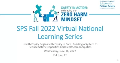 Thumbnail for Health Equity Begins with Equity in Care: Building a System to Reduce Safety Disparities and Healthcare Inequities