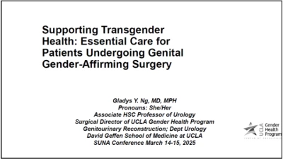 Thumbnail for Supporting Transgender Health: Essential Care for Patients Undergoing Genital Gender-Affirming Surgery
