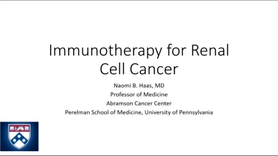Thumbnail for Update on Immunotherapy for Renal Cell Carcinoma