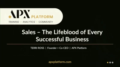 Thumbnail for Sales - The Life Blood of Every Successful Business